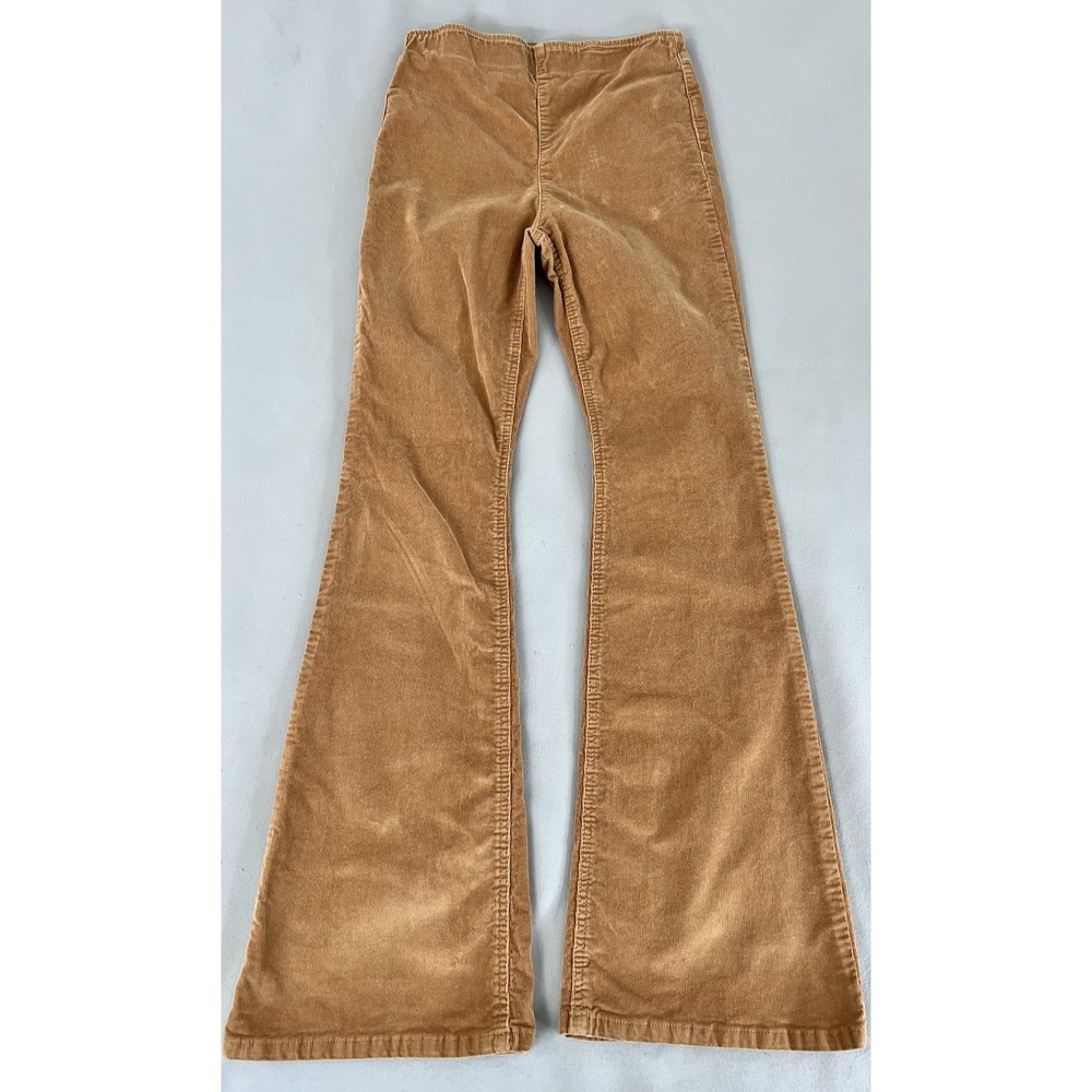 Tinseltown Pants Womens Sz 5 Brown‎ Corduroy Flare Pull On Med Wash Y2K